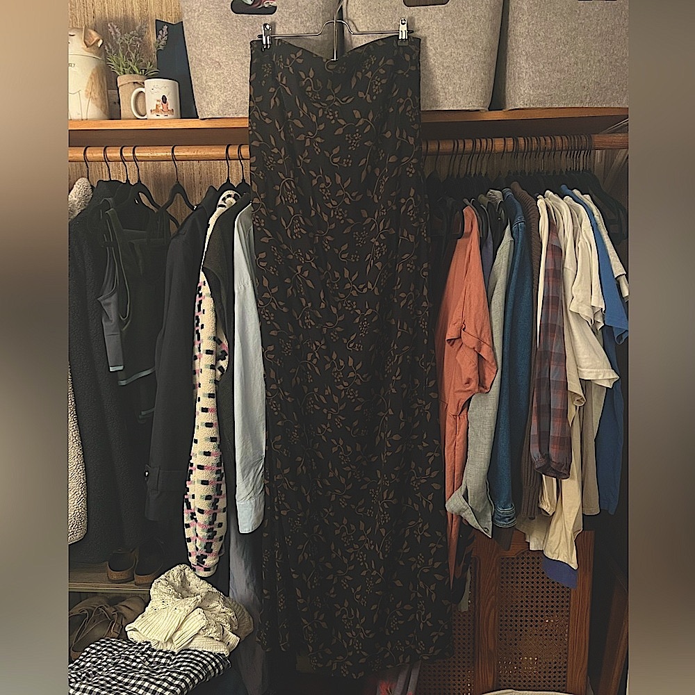 Reformation Strapless Maxi Dress XL